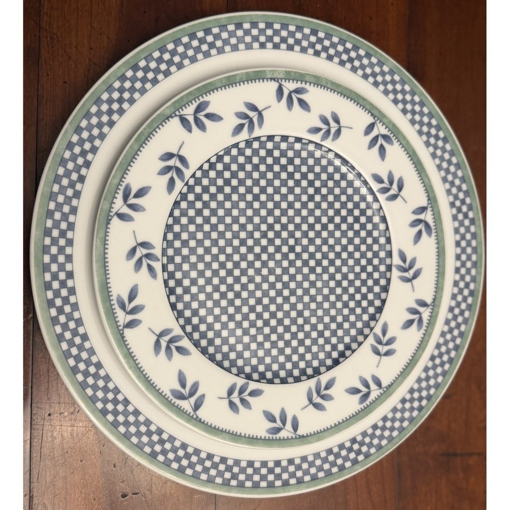 Villeroy & Boch Switch 3 Castell Dinner Plate and Salad Plate Set Germany MCM